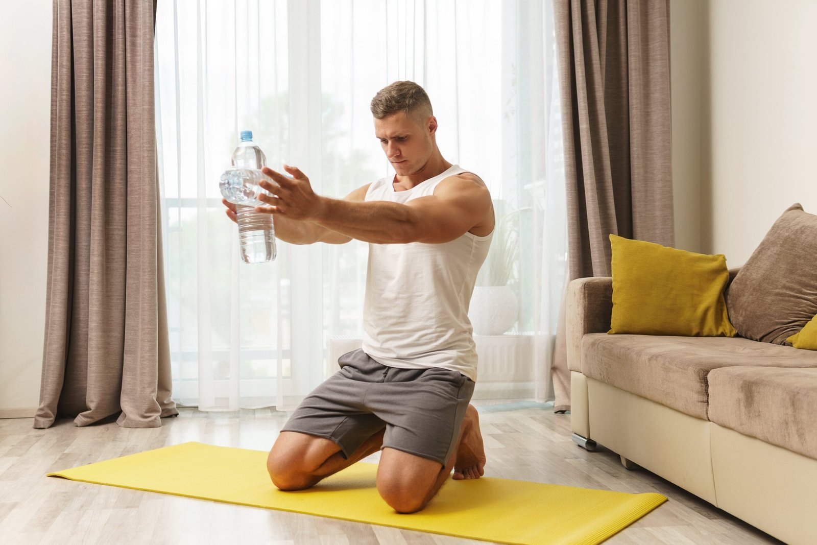 allenamento casa oggetti domestici