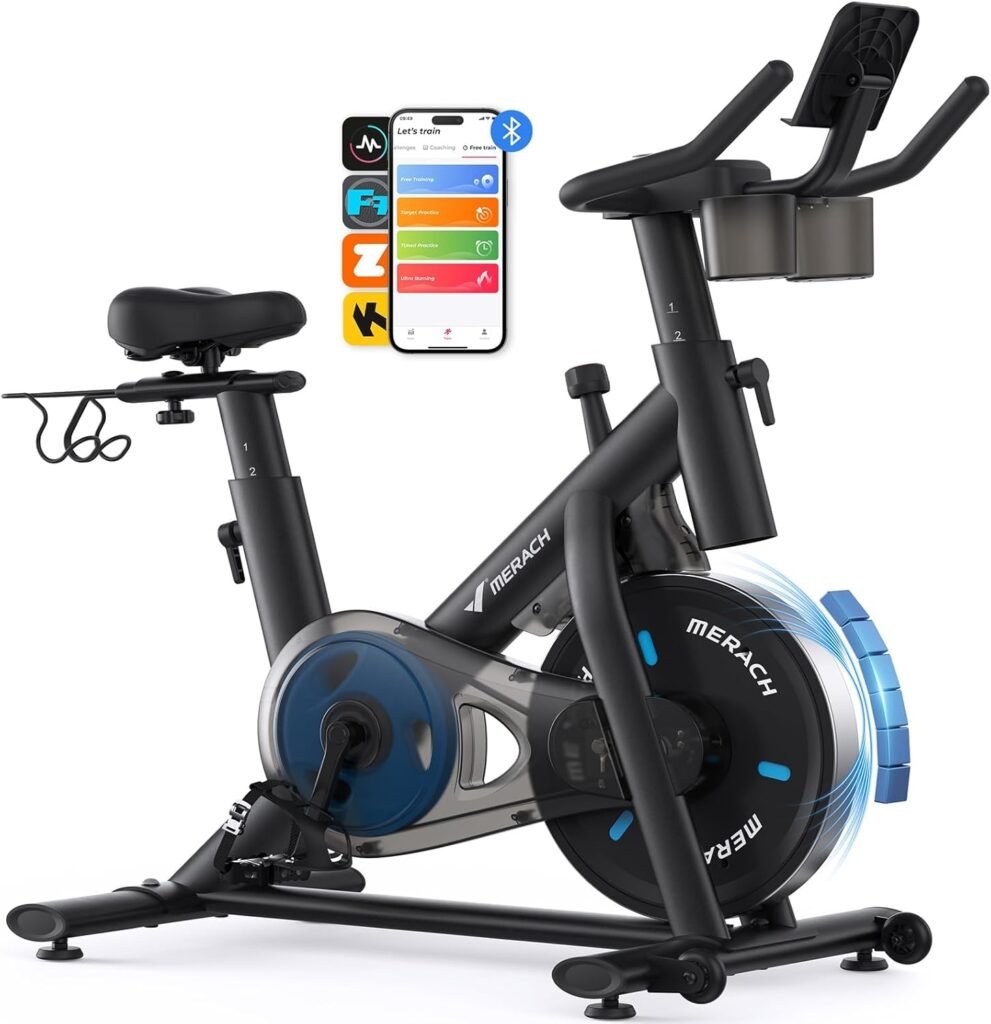 MERACH Magnetic Exercise Bike