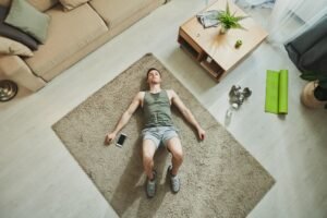 rilassamento post allenamento a casa